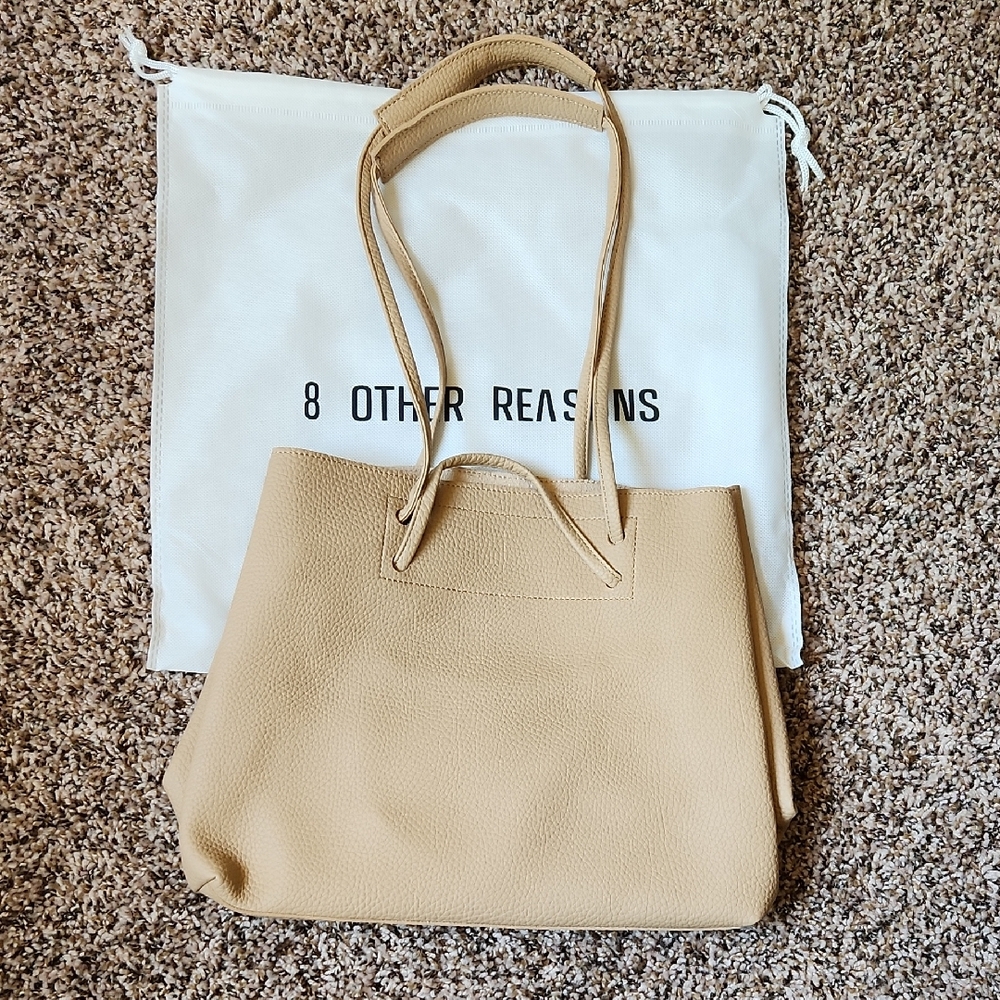 8 Other Reasons Beige Tote Bag